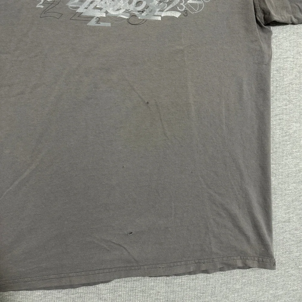 Jordan Brand Y2K Number 23 Jumpman All Over Graphic V-Neck Tee Faded Gray Medium
